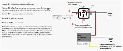 Как работает 5 контактное реле?