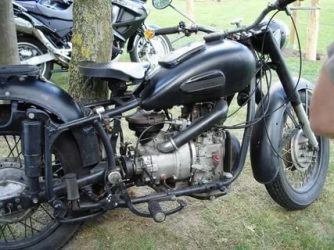 Мотоцикл Урал с дизельным двигателем