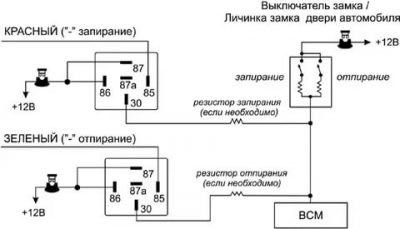 Как сделать центральный замок своими руками?