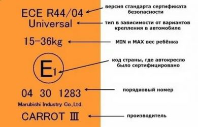 Стандарт ece r44 04 что это?